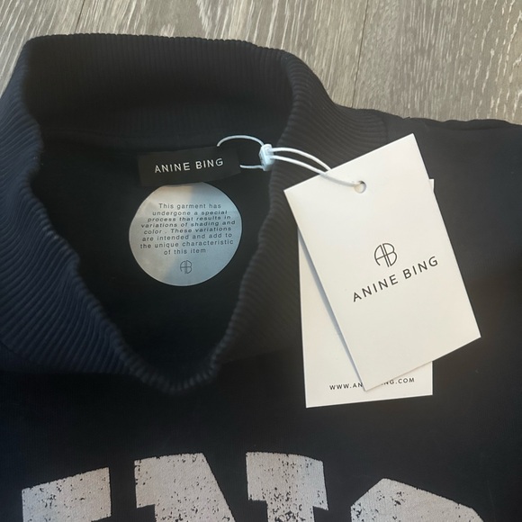 NWT Anine Bing Bradie Sweatshirt - Picture 5 of 6